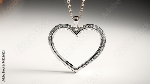 Diamond Heart Pendant Necklace