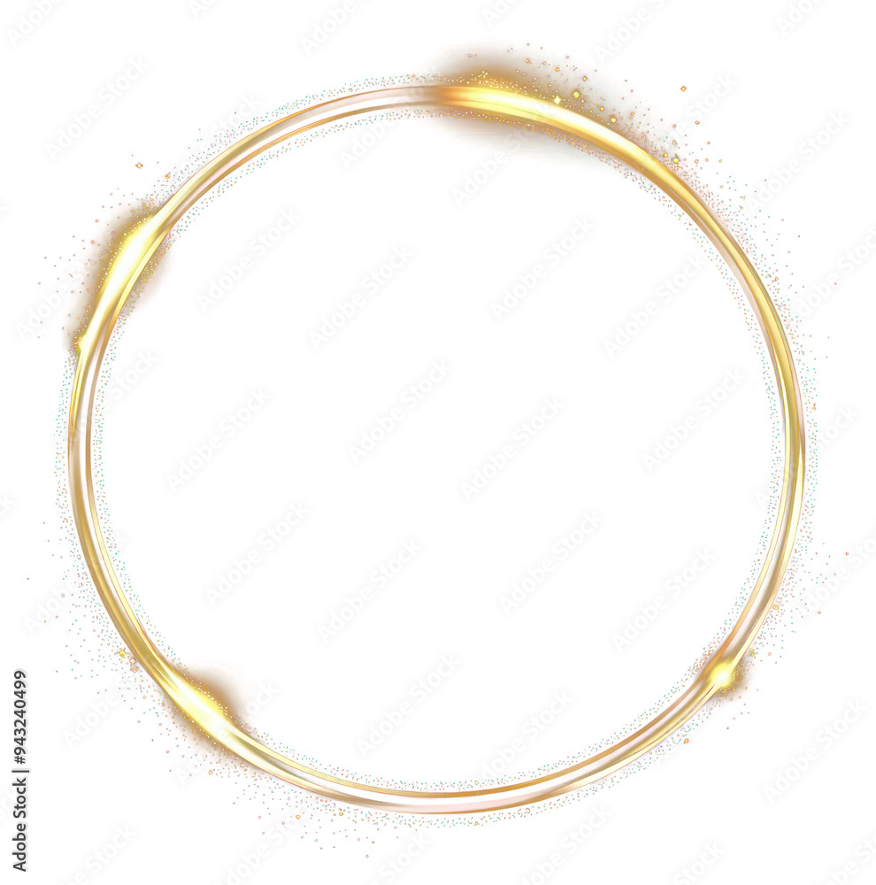 PNG Elegant glowing golden circle illustration PNG Elegant glowing golden circle illustration