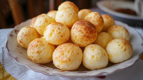 52. A serving of Brazilian pao de queijo (cheese bread)