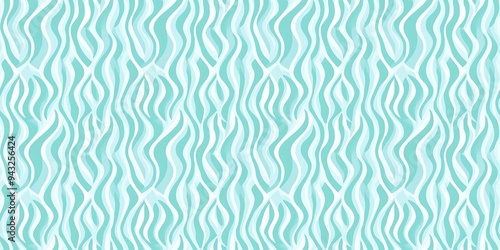 Wallpaper Mural Aqua pattern with a refreshing, fluid design. seamless background pattern Torontodigital.ca