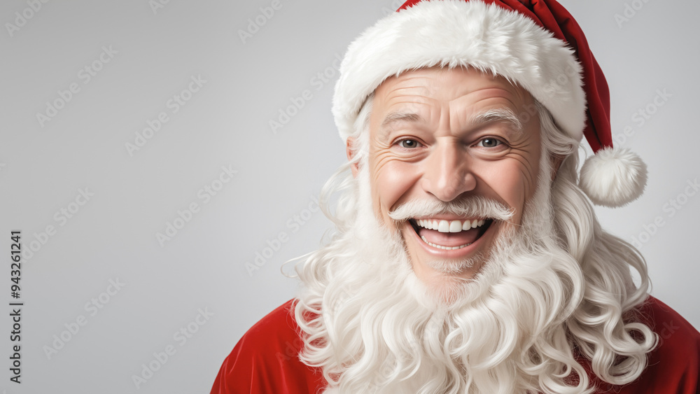 crazy laughing Santa Claus