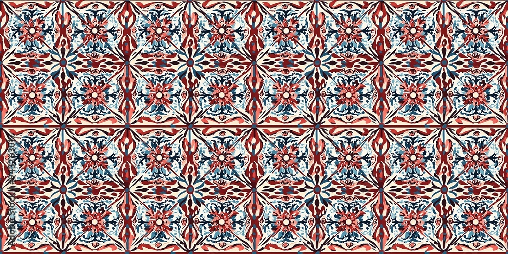 Middle Eastern pattern with an elaborate, ornate design. seamless background pattern Middle Eastern pattern with an elaborate, ornate design. seamless background pattern