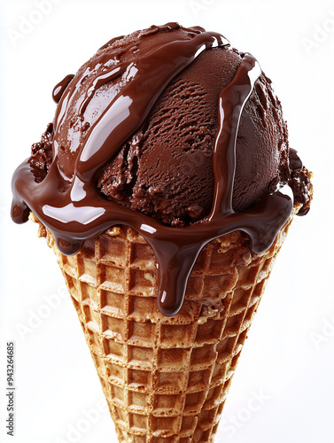 A single scoop of rich, cre...