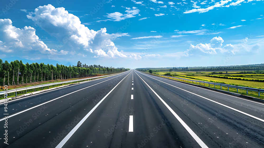 Fototapeta premium road in the nature