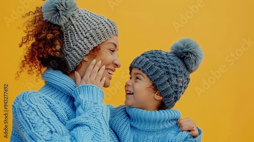 The Mother and Child Smiling photo