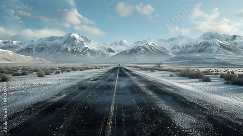 Wallpaper Mural road in the nature Torontodigital.ca