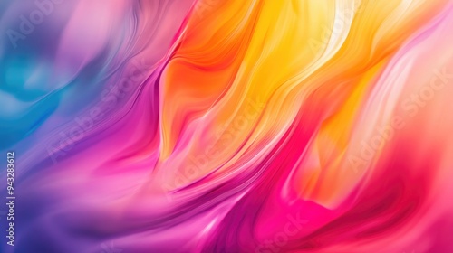 Wallpaper Mural Blurred abstract background with vibrant colors Torontodigital.ca