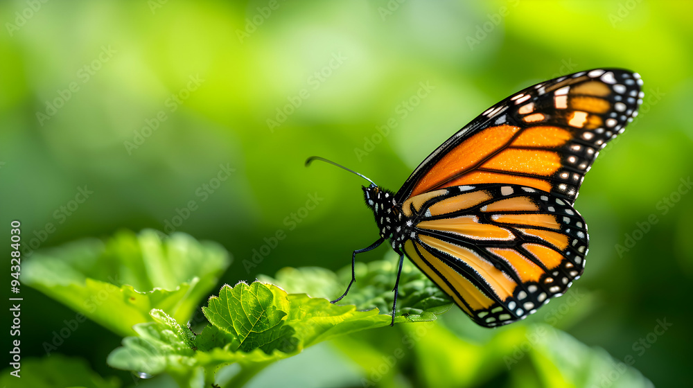 Obraz premium Close Butterfly Plant
