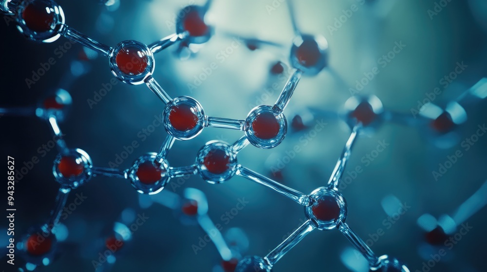 Chain molecules in a complex arrangement Design featuring molecules or electrons with dynamic bonding patterns Flow of molecules exhibiting evolving biological chains Chain molecules in a complex arrangement Design featuring molecules or electrons with dynamic bonding patterns Flow of molecules exhibiting evolving biological chains