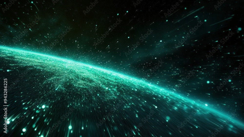 Stunning Cosmic Scene Depicting a Space Environment with Galactic Elements and a Vibrant Light Explosion Stunning Cosmic Scene Depicting a Space Environment with Galactic Elements and a Vibrant Light Explosion