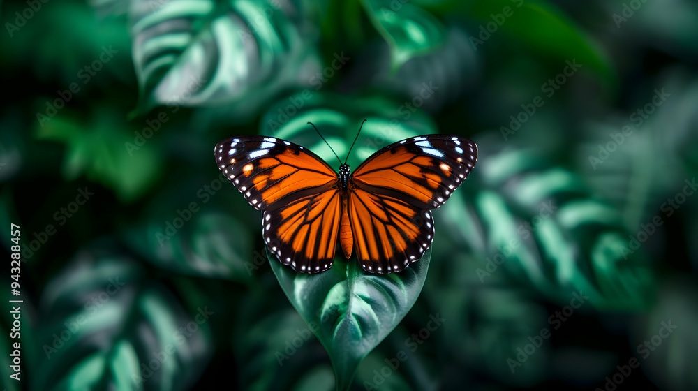 Obraz premium Close Butterfly Plant