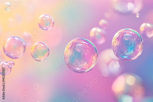 cute bubble background