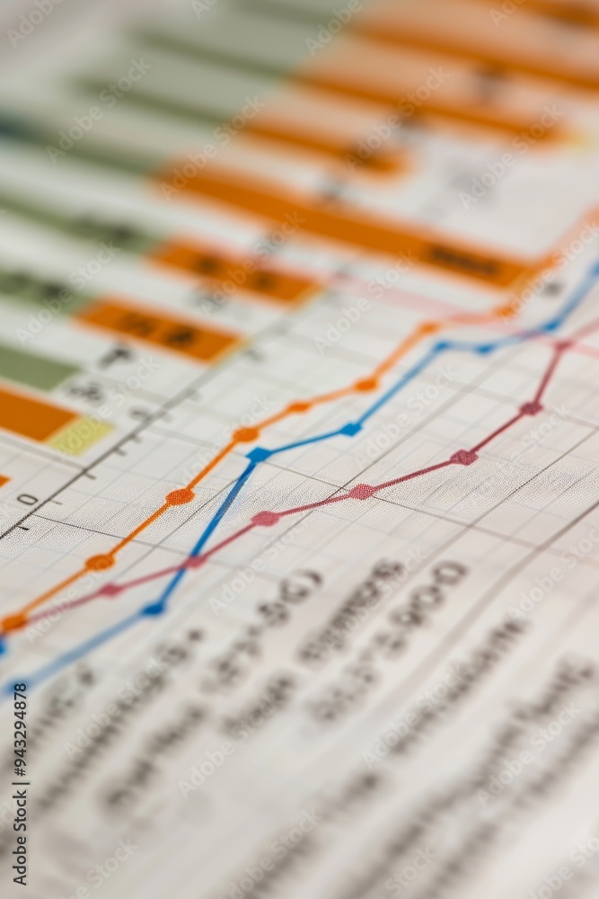 Financial Charts Showing Growth, Success And Investment, Finance Report With Market Data Analysis Financial Charts Showing Growth, Success And Investment, Finance Report With Market Data Analysis