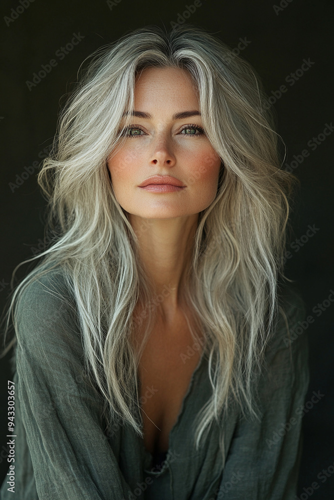 Fototapeta premium beautiful middle-aged woman