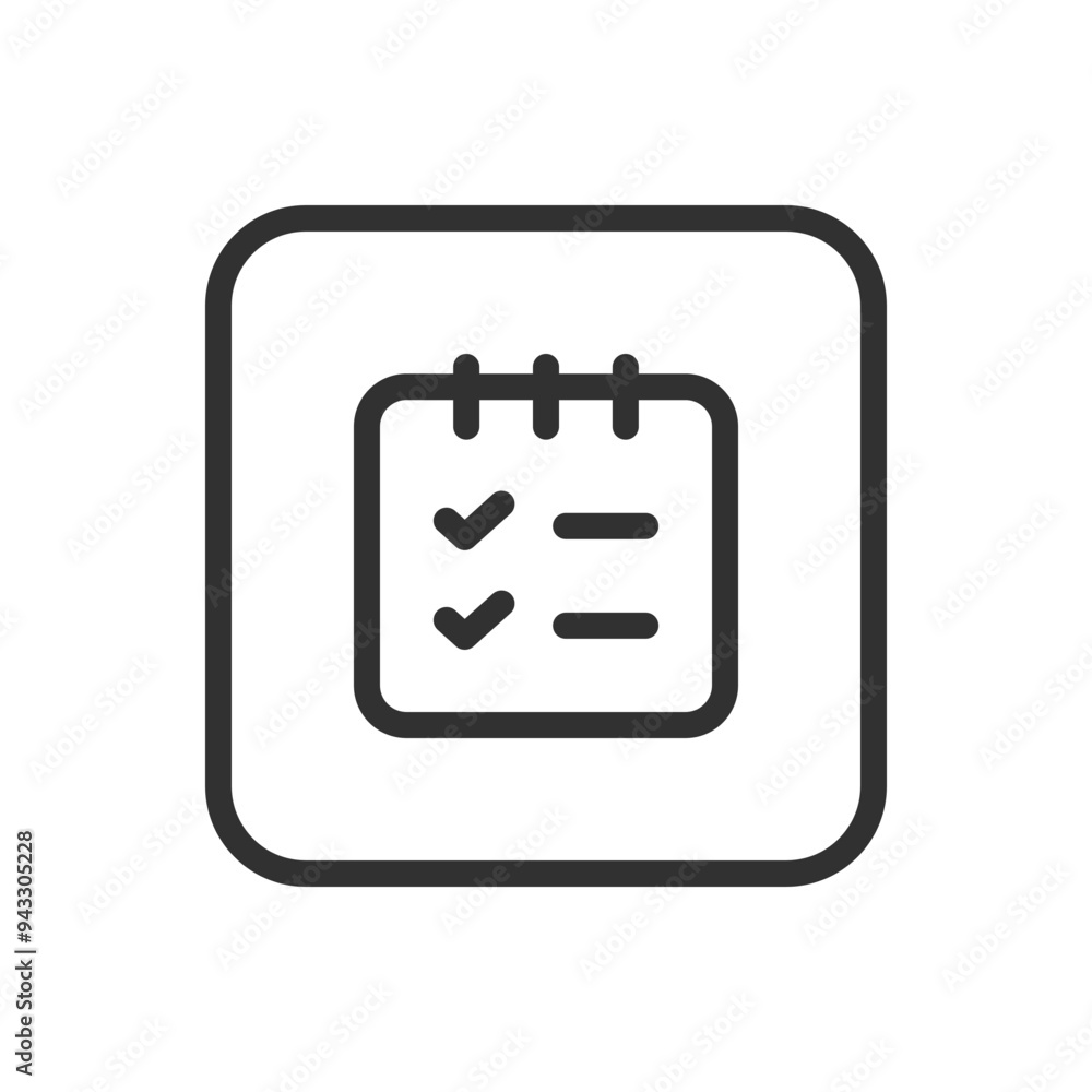 Checklist document icon. Modern, simple flat vector illustration for web site or mobile app Checklist document icon. Modern, simple flat vector illustration for web site or mobile app