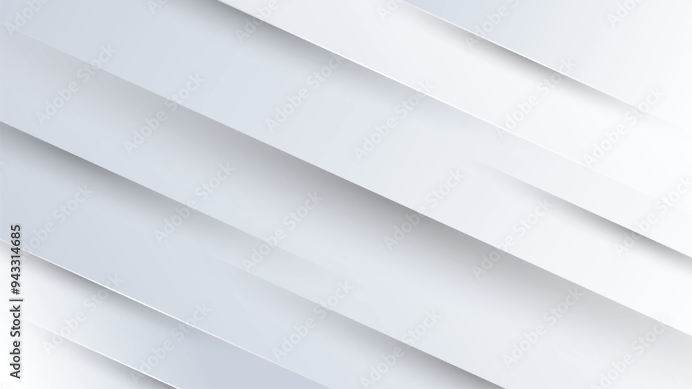 Elegant white background with diagonal 3d shape design Elegant white background with diagonal 3d shape design