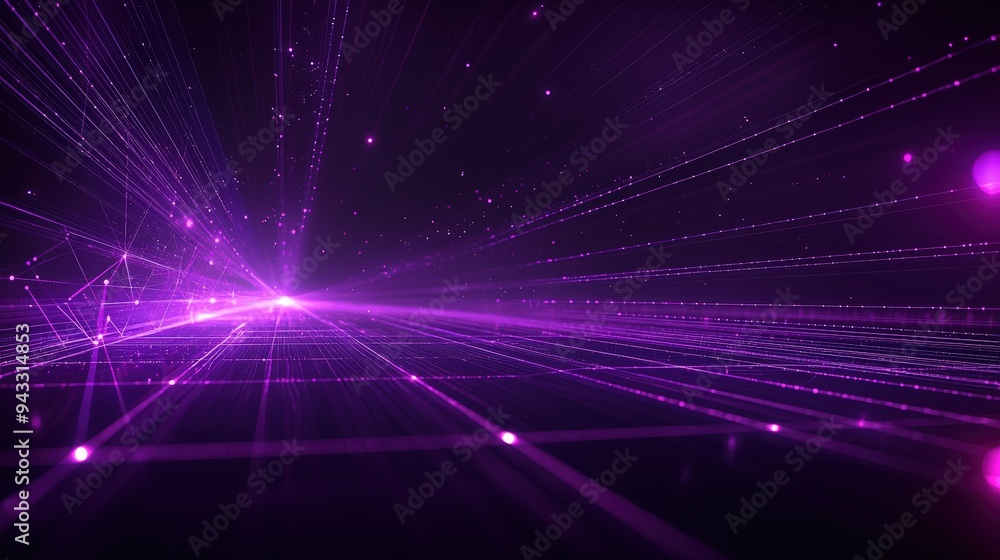 Purple lines in dark space Purple lines in dark space
