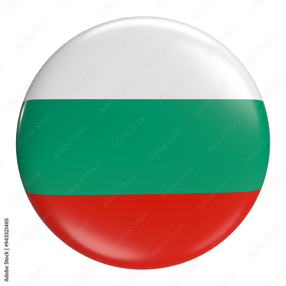 Bulgaria round flag icon with transparent background Bulgaria round flag icon with transparent background