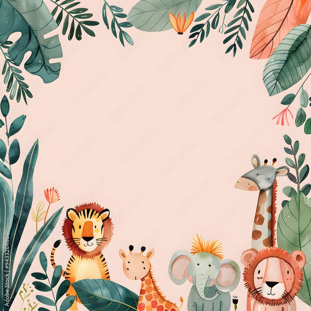The giraffe is looking to the right and the tiger is looking to the left The giraffe is looking to the right and the tiger is looking to the left