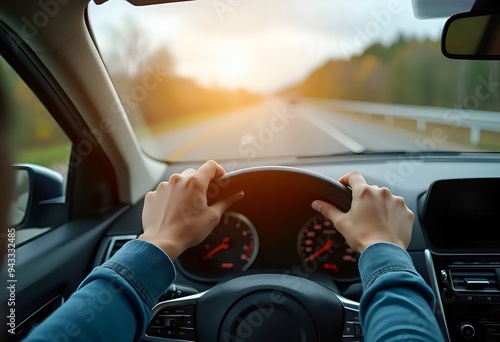 Driving on the Road.