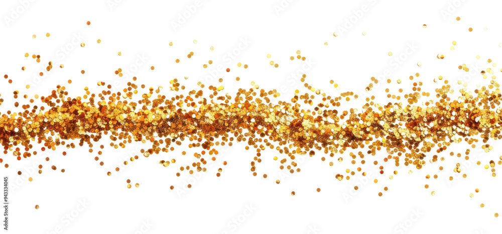 PNG Golden glitter on white background PNG Golden glitter on white background