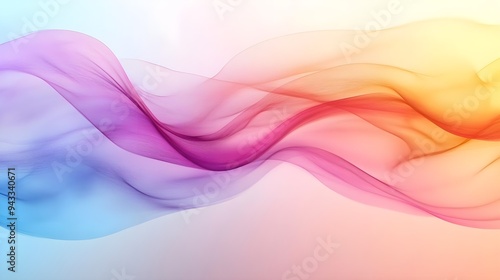 Abstract Colorful Waves Background Design