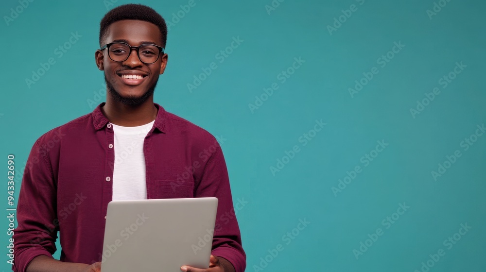The Man Holding Laptop The Man Holding Laptop