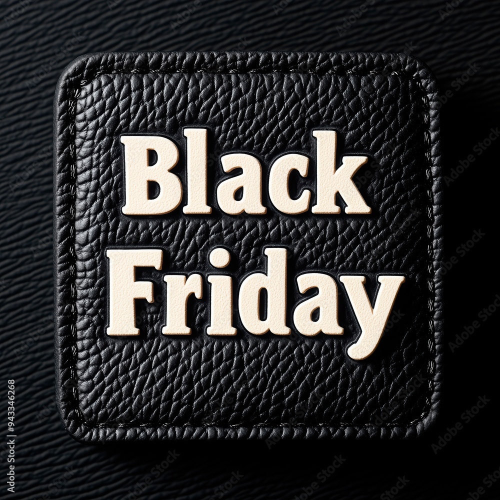Black Friday sale on textured black background for festive shopping Black Friday sale on textured black background for festive shopping