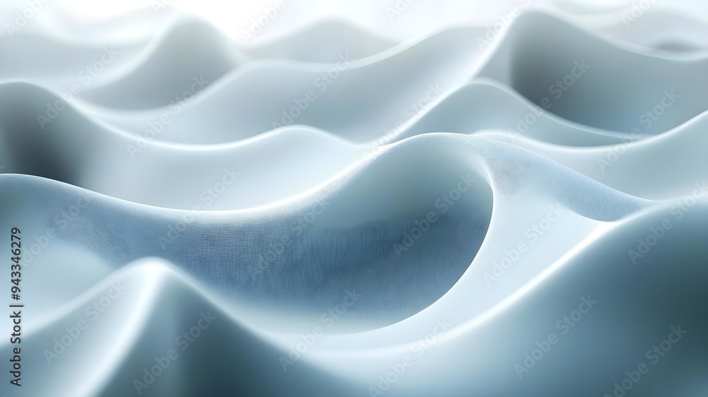 Abstract Light Blue Wavy Surface Background Abstract Light Blue Wavy Surface Background