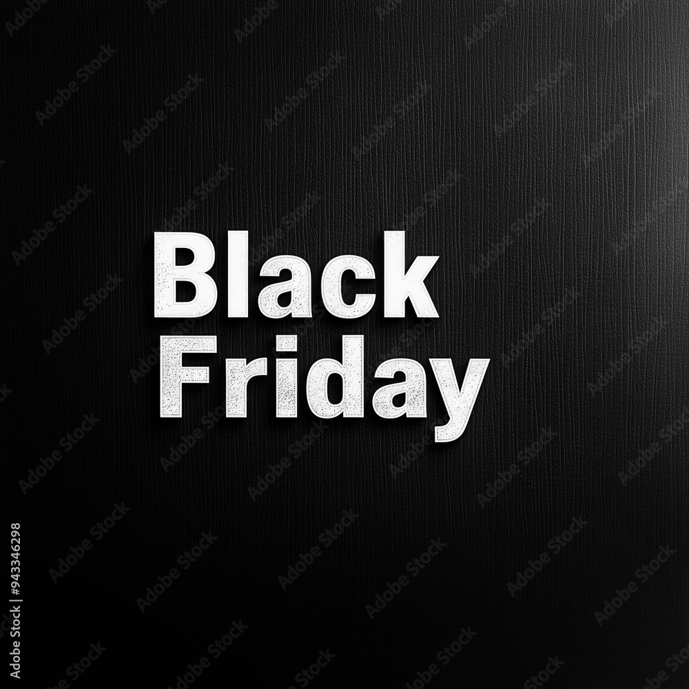 Obraz premium Enthusiastic shoppers celebrate Black Friday with exciting deals