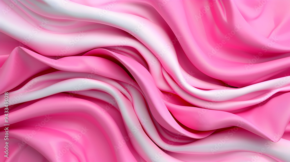 Obraz premium Close Pink And White Background