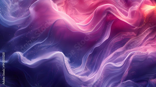 Colorful Neon Waves: The Flow of Light in an Abstract Design Background