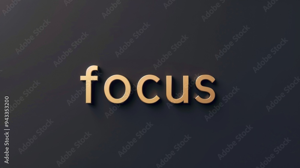 Focus is the word on the image Focus is the word on the image