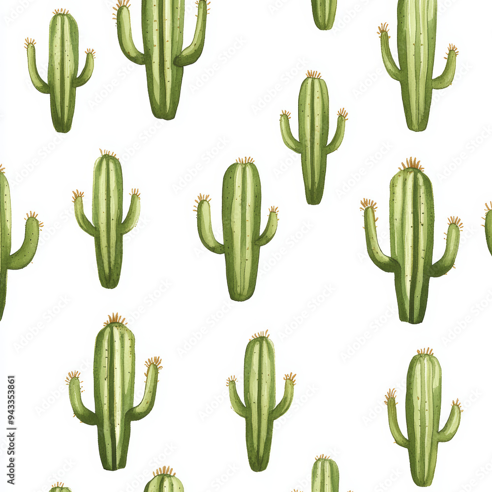 Seamless, Cactus pattern, Hand-drawn cacti, Minimalist design, Green cacti, Realistic colors, Simple drawing, White background, Negative space, Decorative design, Vector pattern, Nature inspired, Deli Seamless, Cactus pattern, Hand-drawn cacti, Minimalist design, Green cacti, Realistic colors, Simple drawing, White background, Negative space, Decorative design, Vector pattern, Nature inspired, Deli