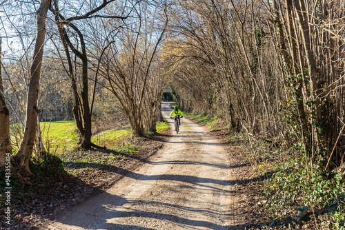 Obraz na płótnie On the Trails of the Ezzelini - Cycle-pedestrian tourist itinerary w salonie