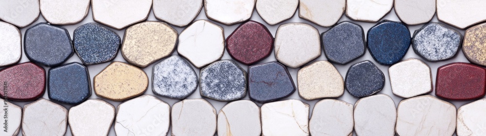 Colorful Mosaic Tiles, vibrant seamless texture of irregular shapes, perfect for Mediterranean and art deco styles, enhances dynamic backgrounds and minimalist designs. Colorful Mosaic Tiles, vibrant seamless texture of irregular shapes, perfect for Mediterranean and art deco styles, enhances dynamic backgrounds and minimalist designs.