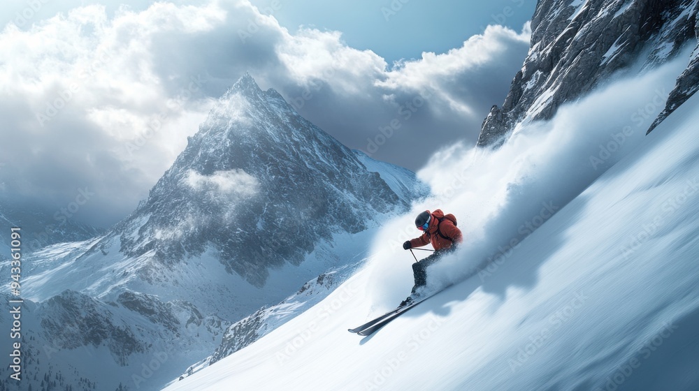 snowboarder in the mountains snowboarder in the mountains