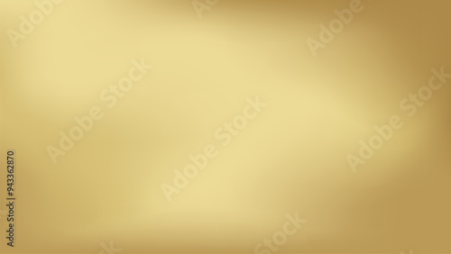 Golden gradient. Gold metal background.