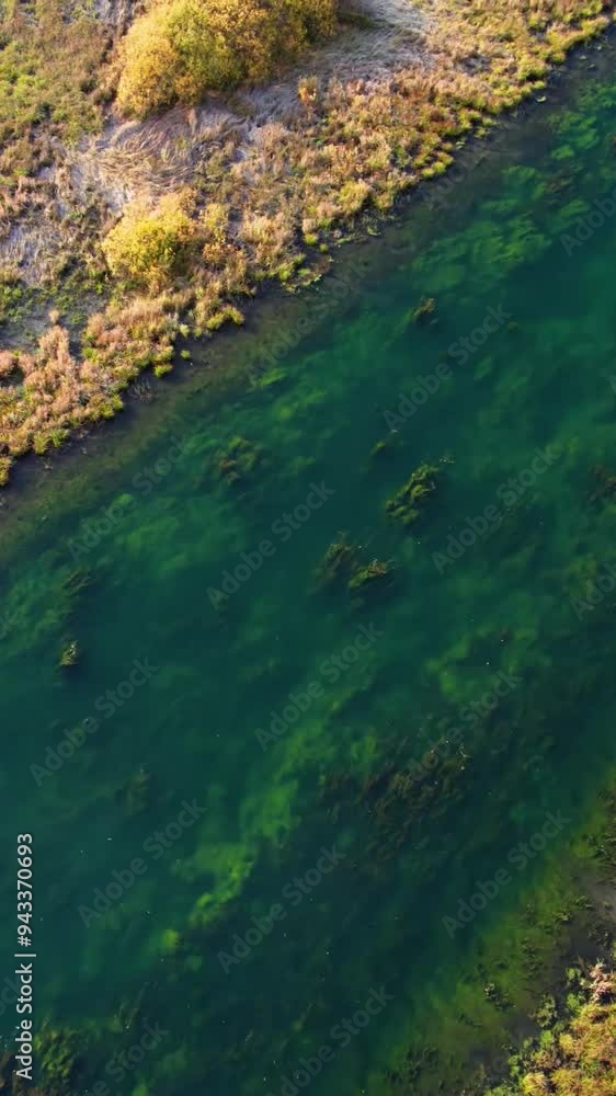 Aerial view of mountain during autumn