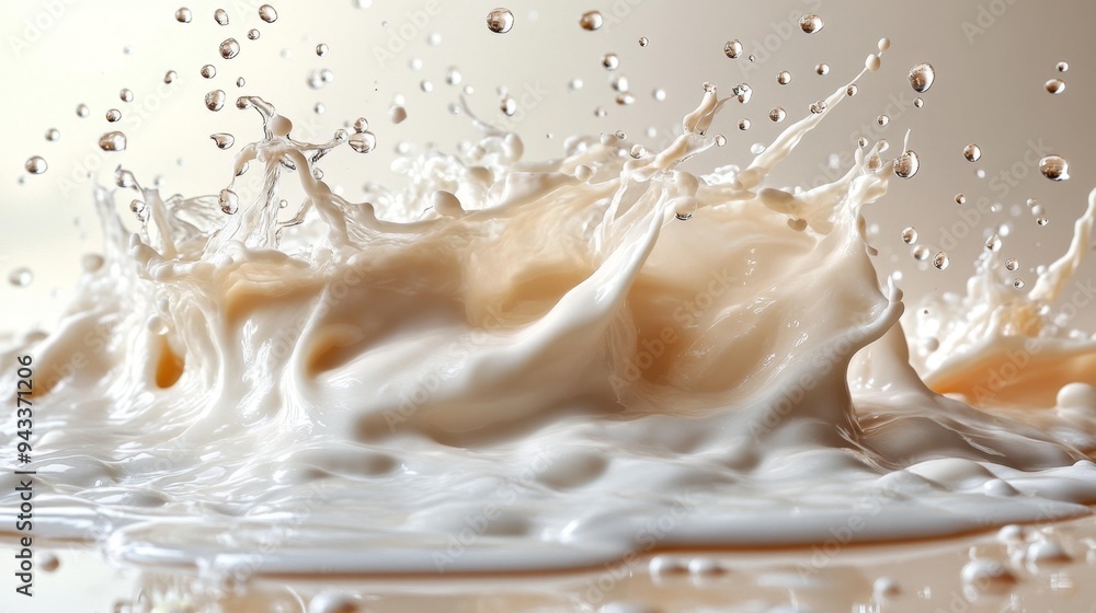 Milk Splash in Motion Generative AI Milk Splash in Motion Generative AI