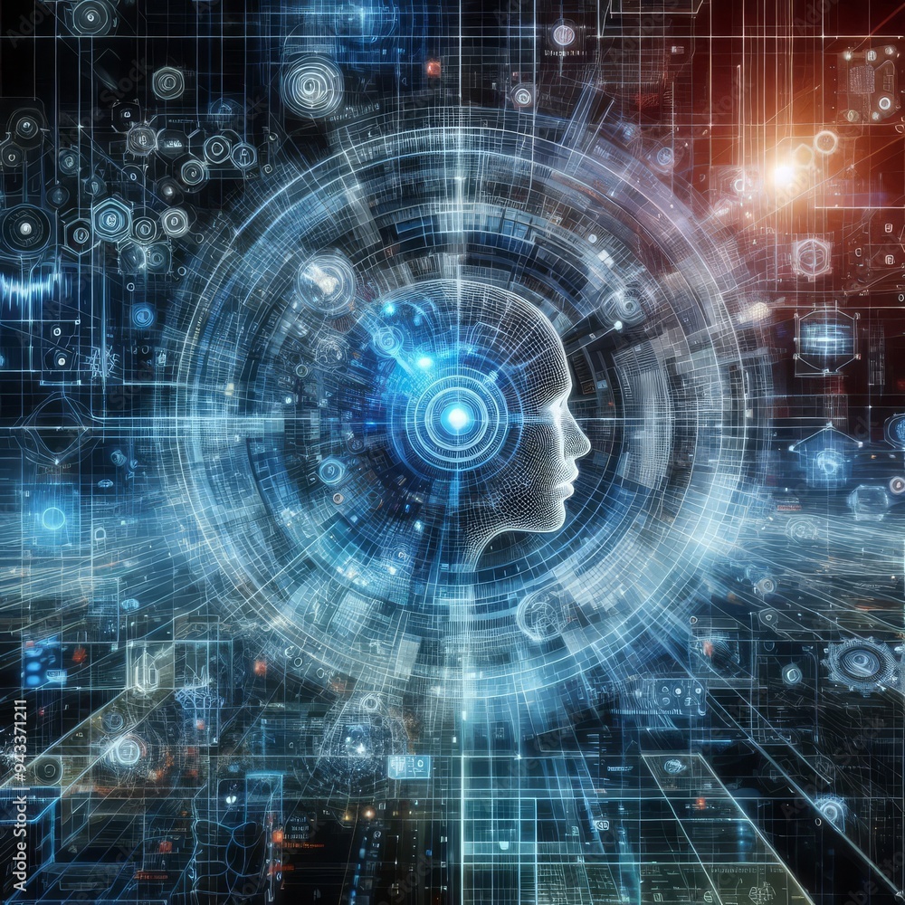 Digital backdround ideal for technological operations, neural networks, AI, data transmission and encryption, digital archives, audio and visual representations, scientific research
Digital backdround ideal for technological operations, neural networks, AI, data transmission and encryption, digital archives, audio and visual representations, scientific research