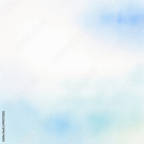 Blue Pastel Watercolor Digital Paper Background