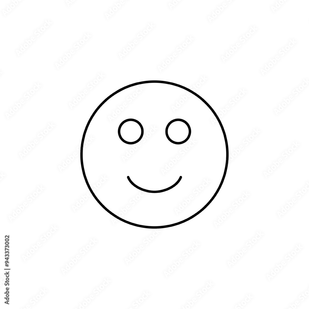 smile emoji icon vector illustration smile emoji icon vector illustration