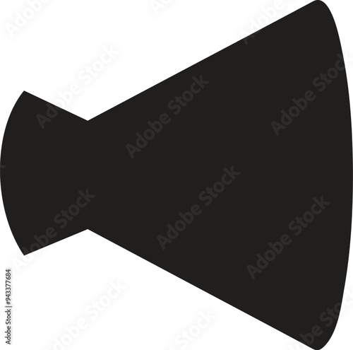 vector illustration of a megaphone