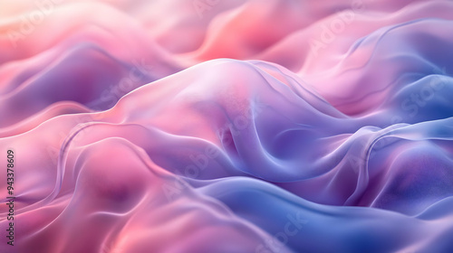 Abstract 3D Background - Purple and Pink Swirling Texture