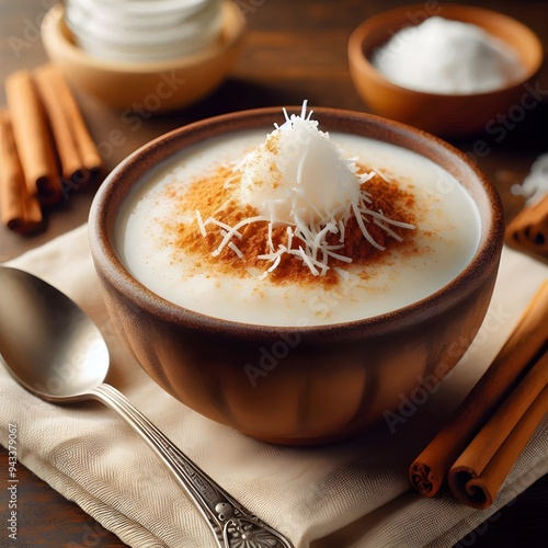 Tembleque dessert traditionel du Puerto Rico