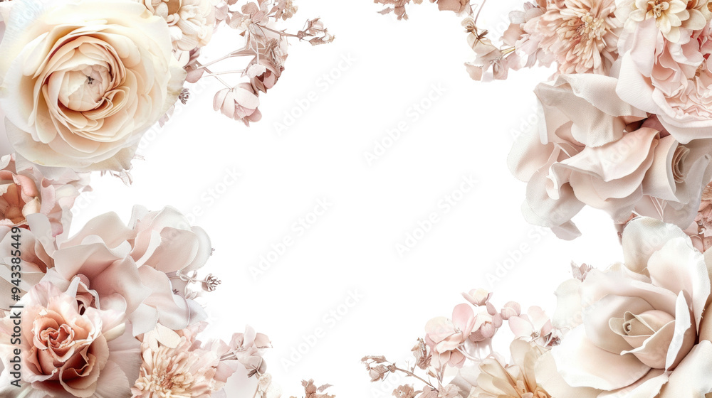 Pastel wedding backdrop frame