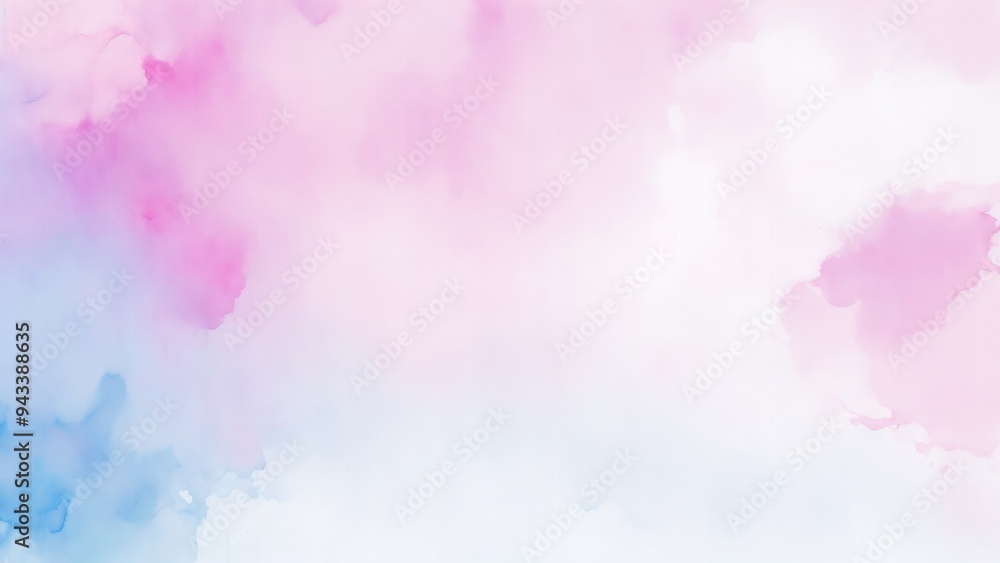 Fototapeta premium Pink watercolor abstract background. Abstract Blue texture Watercolor background