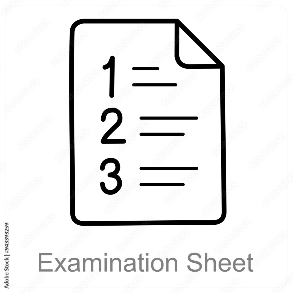 Examination Sheet Examination Sheet