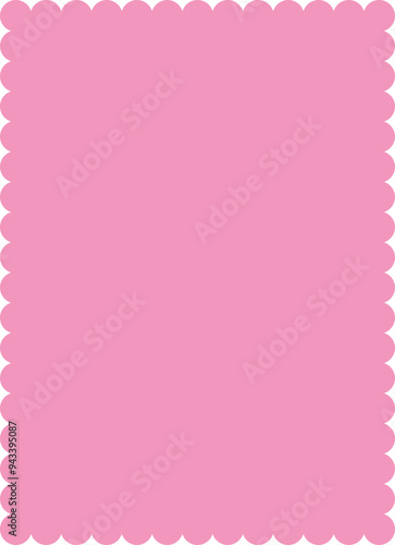 Scalloped Frame Edge Background